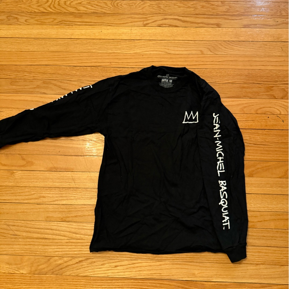 Jean-Michel Basquiat Black Long Sleeve Tee